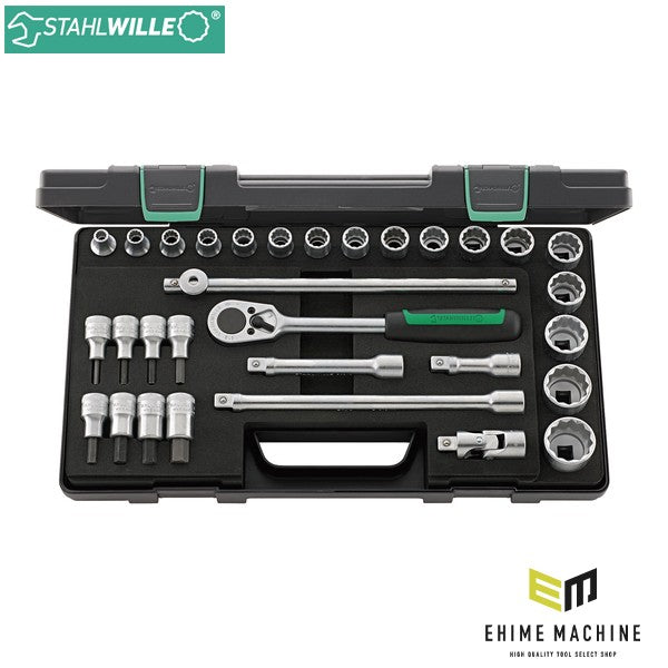 日本正規品 スタビレー 31点組 1/2SQ ソケットレンチセット (50/54/25/6KN)(4018754260881) STAHLWILLE