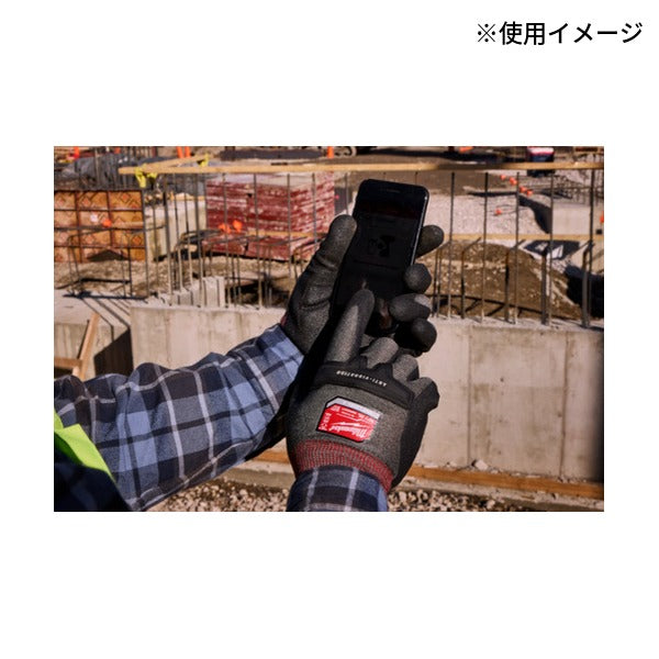 日本正規品 ミルウォーキー 防振グローブ 耐切創カットレベル4 Lサイズ (4932498503)(4573592072527) milwaukee