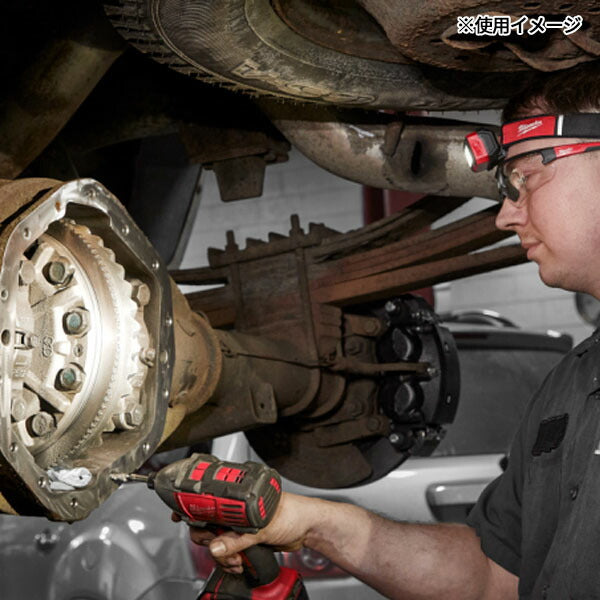 日本正規品 ミルウォーキー バッテリー内蔵式 450ルーメン ヘッドライト (IR HL450 APJ)(4573592040304) milwaukee