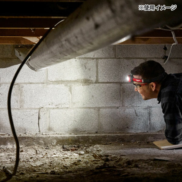 日本正規品 ミルウォーキー バッテリー内蔵式 450ルーメン ヘッドライト (IR HL450 APJ)(4573592040304) milwaukee