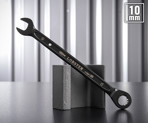ロブテックス J-CRAFT99 ブラックラチェットコンビネーションレンチ JBRW10 サイズ10mm ジェークラフト ツーナインズ ロブスター工具 LOBSTER LOBTEX