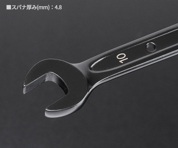 ロブテックス J-CRAFT99 ブラックラチェットコンビネーションレンチ JBRW10 サイズ10mm ジェークラフト ツーナインズ ロブスター工具 LOBSTER LOBTEX