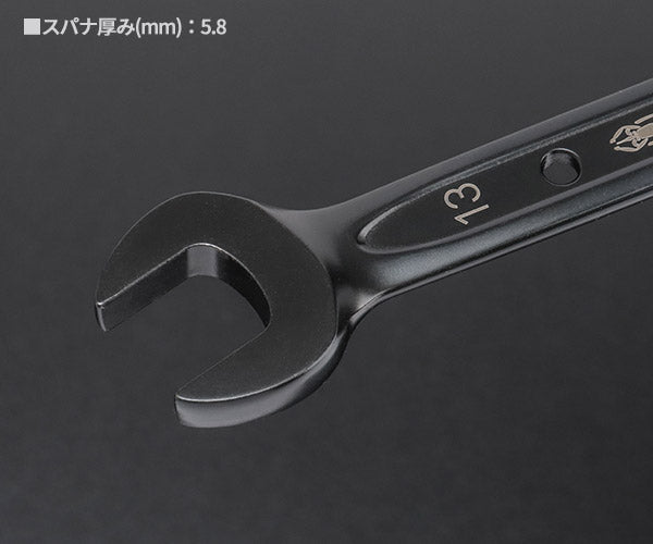 ロブテックス J-CRAFT99 ブラックラチェットコンビネーションレンチ JBRW13 サイズ13mm ジェークラフト ツーナインズ ロブスター工具 LOBSTER LOBTEX