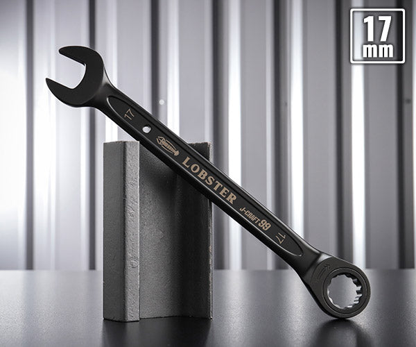 ロブテックス J-CRAFT99 ブラックラチェットコンビネーションレンチ JBRW17 サイズ17mm ジェークラフト ツーナインズ ロブスター工具 LOBSTER LOBTEX