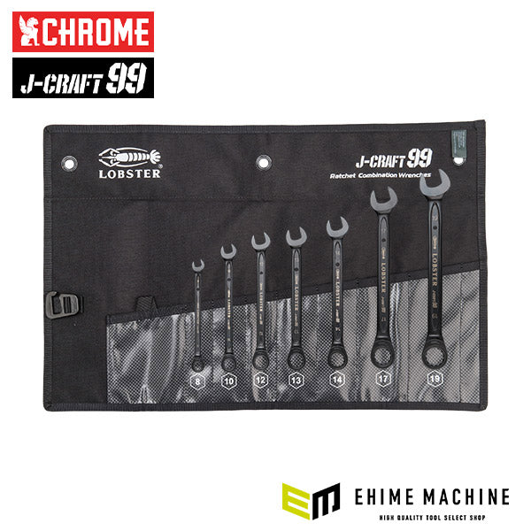 ロブテックス J-CRAFT99 JBRW7SET クロームツールロール ラチェットコンビセット Jクラフト ツーナインズ ロブスター LOBSTER