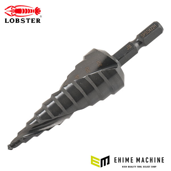 ロブテックス J-CRAFT99 JBSPSD422H 4~22mm 10段 スパイラルステージドリル 6.35mm六角軸 Jクラフト ツーナインズ ロブスター LOBSTER LOBTEX