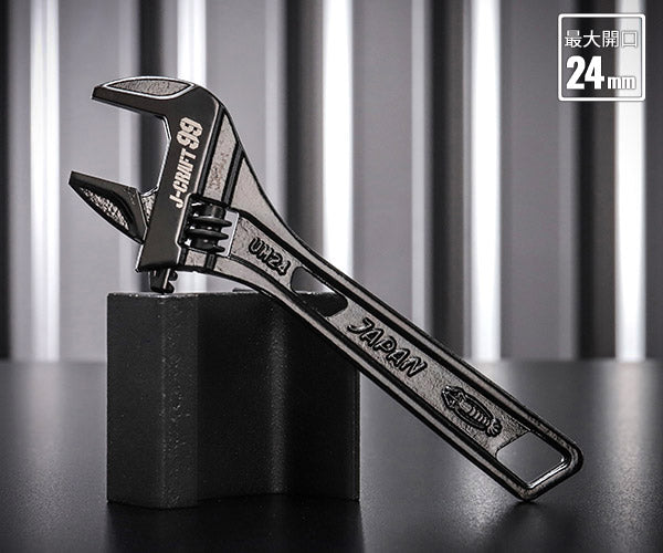 ロブテックス J-CRAFT99 ブラックハイブリッドモンキーレンチ JBUM24 全長150mm ジェークラフト ツーナインズ ロブスター工具 LOBSTER モンキレンチ
