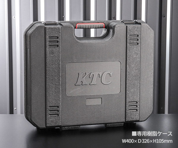 KTC ホイールナット用コードレスインパクトレンチ 最大トルク600N・m 18V フルセット (JTAE475)(4989433617275) 京都機械工具
