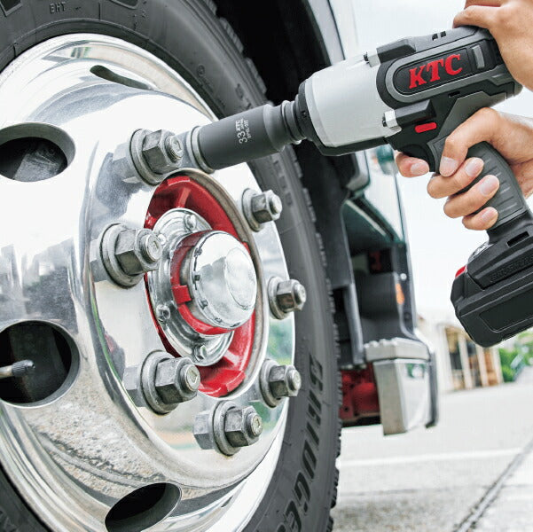 【限定特価】KTC 19.0sq. コードレストルクリミット インパクトレンチセット JTAE682 1100N・m コードレス充電式電動インパクトレンチ