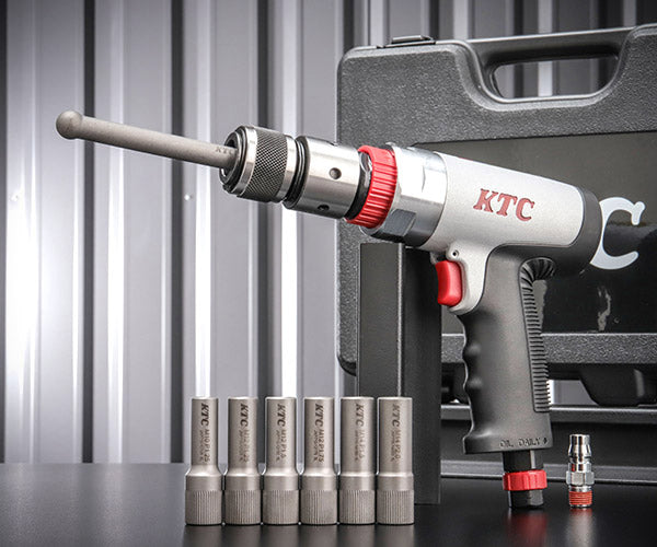 【ワケあり特価品】 (状態A) KTC ボールジョイントセパレーター エアハンマーセット 〈国産・欧州車対応〉 (JTAP710)(4989433617114) 京都機械工具