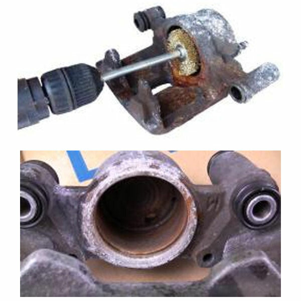 JTC キャリパーブラシ ブレーキキャリパー清掃用 (JTC1511A)(4580343035540) サビ落とし 汚れ落とし