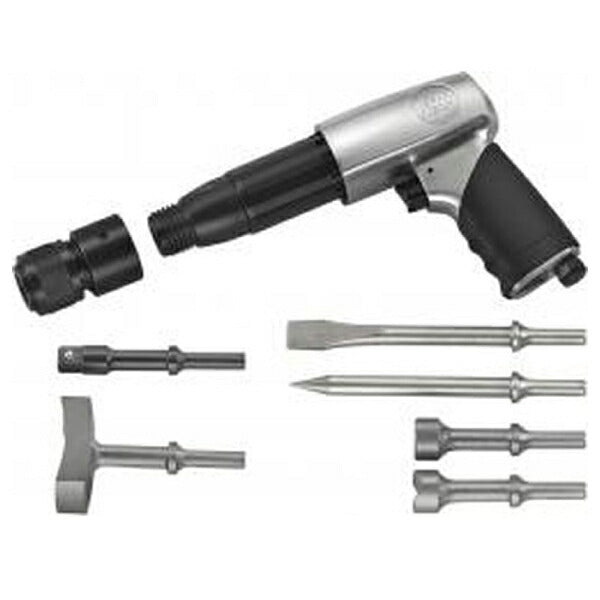 JTC3310K エアーハンマー8点セット エアーチゼル ハンマーセット 固着剥離 ボールジョイント タイロッドエンドセパレーター エア工具 エアーツール