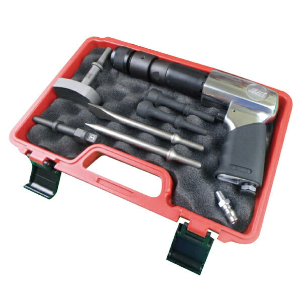 JTC3310K エアーハンマー8点セット エアーチゼル ハンマーセット 固着剥離 ボールジョイント タイロッドエンドセパレーター エア工具 エアーツール