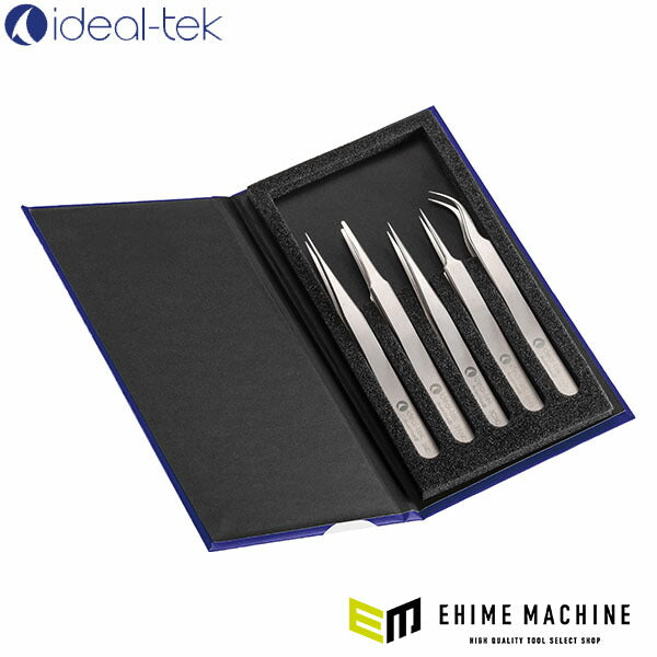 日本正規品 アイデアルテック NC製高精度ピンセット 5本組 (K5HP.NC.IT)(7640174710430) ideal-tek