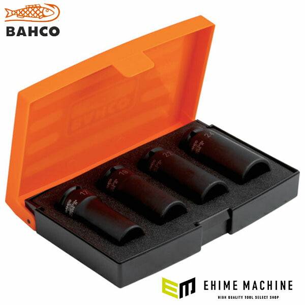 日本正規品 バーコ 1/2 ディープインパクトソケットセット4PCS(17/19/22/24mm) (K7806M/S4)(7314151813222) BAHCO