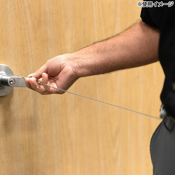 日本正規品 キーバック リトラクタブルキーチェーン オリジナルシリーズ (0003-011) (0088056015087) 24インチ 固定式ベルトループ クローム キーリール KEY-BAK