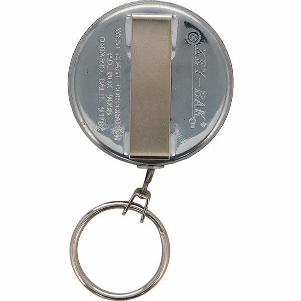 日本正規品 キーバック リトラクタブルキーチェーン オリジナルシリーズ (0003-013) (0088056015094) 24インチ 固定式ベルトループ ブラック キーリール KEY-BAK