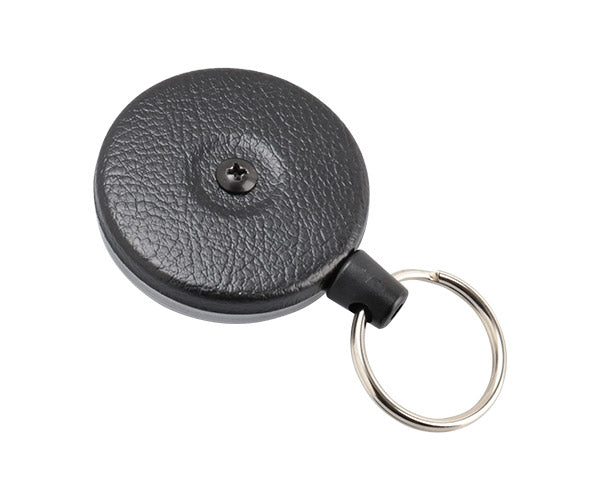 日本正規品 キーバック リトラクタブルキーリール オリジナルシリーズ (0483-823) (0088056015155) 48インチ 固定式ベルトループ ブラック キーチェーン KEY-BAK
