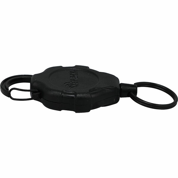 日本正規品 キーバック リトラクタブルキーチェーン RATCH-IT (0KR2-3A11) (0088056912393) 48インチ DuPont ケブラーコード カラビナ ラチェット式 5インチロック 鍵15本対応 工具落下防止 KEY-BAK