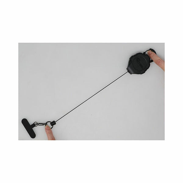 日本正規品 キーバック スマートフォンテザー RATCH-IT (0KR7-4A11) (0088056918432) 36インチ カラビナ ラチェット式 落下防止 紛失防止 旅行 ハイキング 通勤 ブラック KEY-BAK