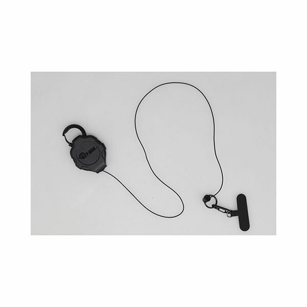 日本正規品 キーバック スマートフォンテザー RATCH-IT (0KR7-4A11) (0088056918432) 36インチ カラビナ ラチェット式 落下防止 紛失防止 旅行 ハイキング 通勤 ブラック KEY-BAK