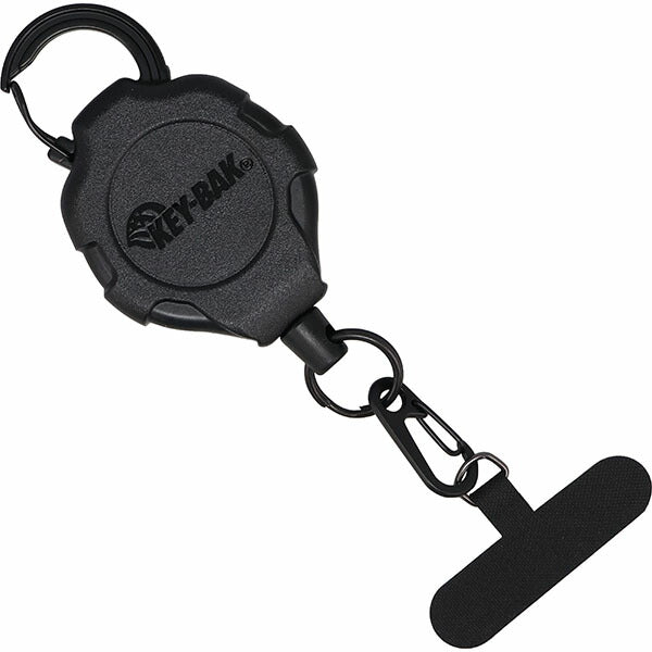 日本正規品 キーバック スマートフォンテザー RATCH-IT (0KR7-4A11) (0088056918432) 36インチ カラビナ ラチェット式 落下防止 紛失防止 旅行 ハイキング 通勤 ブラック KEY-BAK