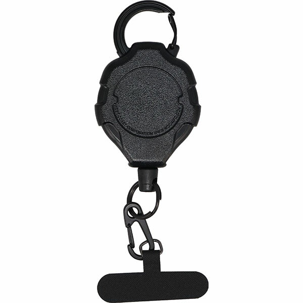日本正規品 キーバック スマートフォンテザー RATCH-IT (0KR7-4A11) (0088056918432) 36インチ カラビナ ラチェット式 落下防止 紛失防止 旅行 ハイキング 通勤 ブラック KEY-BAK