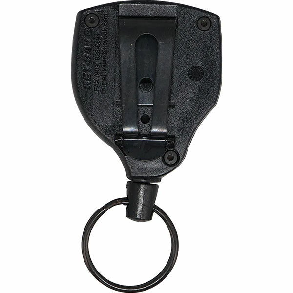 日本正規品 キーバック リトラクタブルキーチェーン Super48 (0S48-703) (0088056905777) 36インチ スチール製ベルトクリップ ボールジョイントロック 耐荷重370g 鍵15本対応 KEY-BAK
