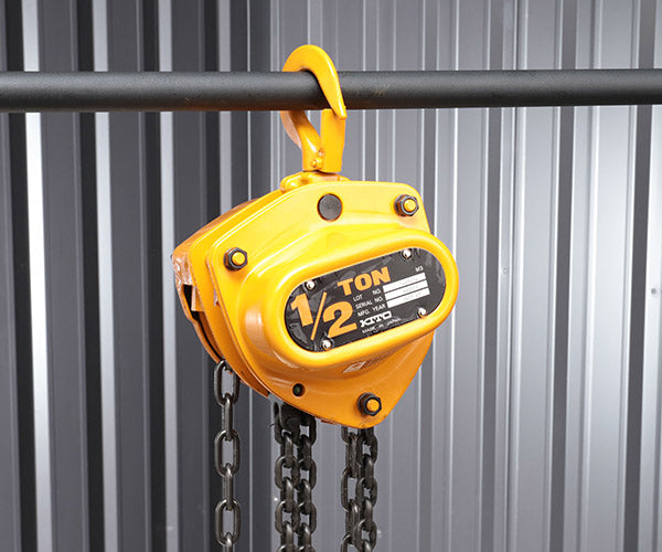 キトーマイティ M3形 チェーンブロック 0.5t×2.5m CB005 (4937773010010) KITO 世界最高レベルロードチェーン&高性能ブレーキ 超小型・軽量