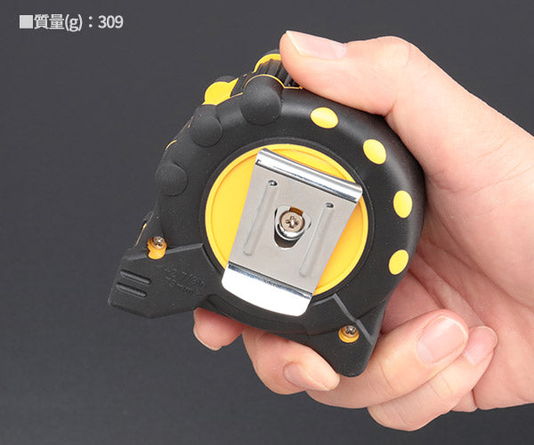 コメロン マググリップ KMC-32D-55-25 5.5m 25mm幅 強力マグネット爪 壁面、柱、天井のマーキングに便利な両面目盛 KOMELON メジャー 距離測定 巻尺 コンベックス