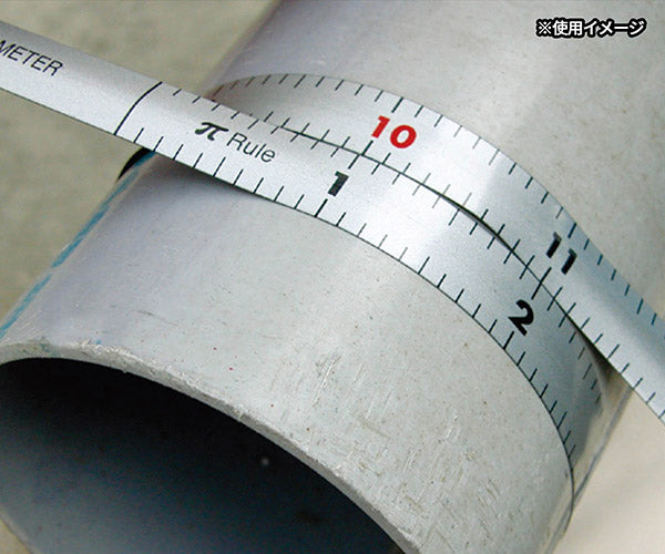 コメロン タッチロック 13mm幅 3.5m レッド DIAメートル目盛 マグネット付 コンベックス メジャー 巻尺 (KMC-60T-35-13-R) (4545301112343) KOMELON