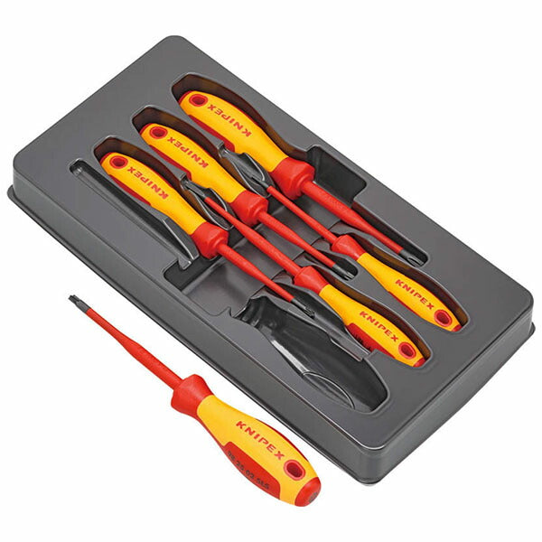 日本正規品 クニペックス 絶縁ドライバーセット (002012V05)(4003773082569) KNIPEX