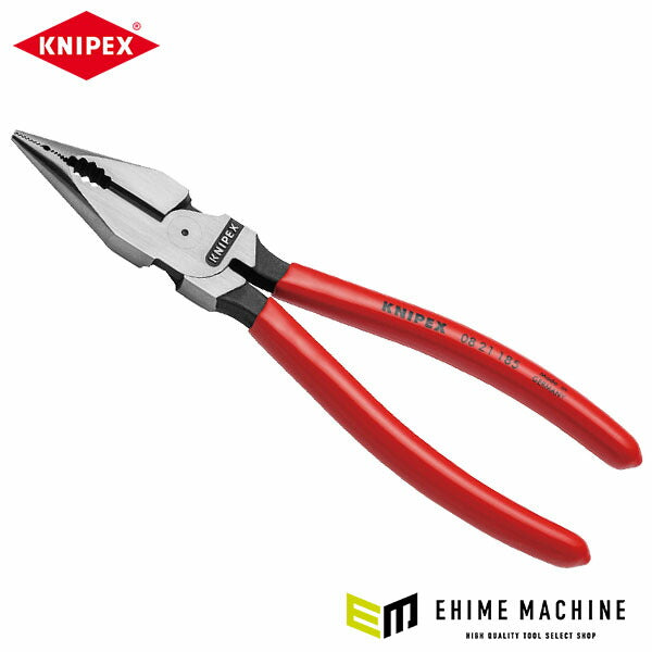 日本正規品 クニペックス ニードルノーズペンチ (0821-185)(4003773088325) 業務向け KNIPEX