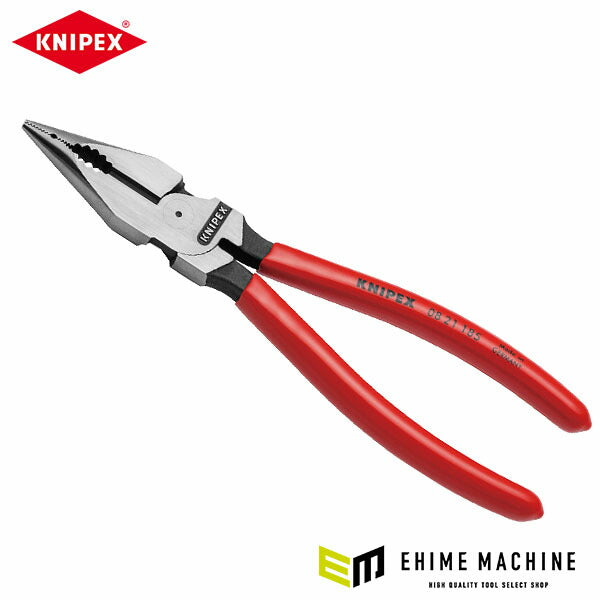 日本正規品 クニペックス ニードルノーズペンチ (0821-185SB)(4003773088837) KNIPEX