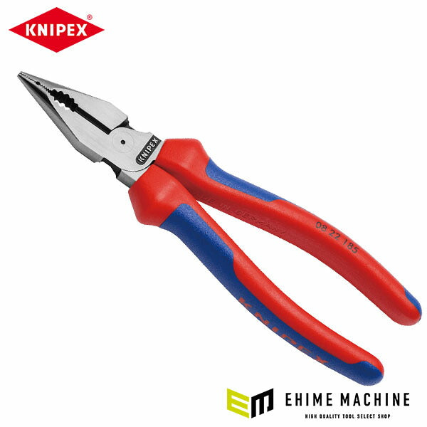 日本正規品 クニペックス ニードルノーズペンチ (0822-185SB)(4003773088844) KNIPEX