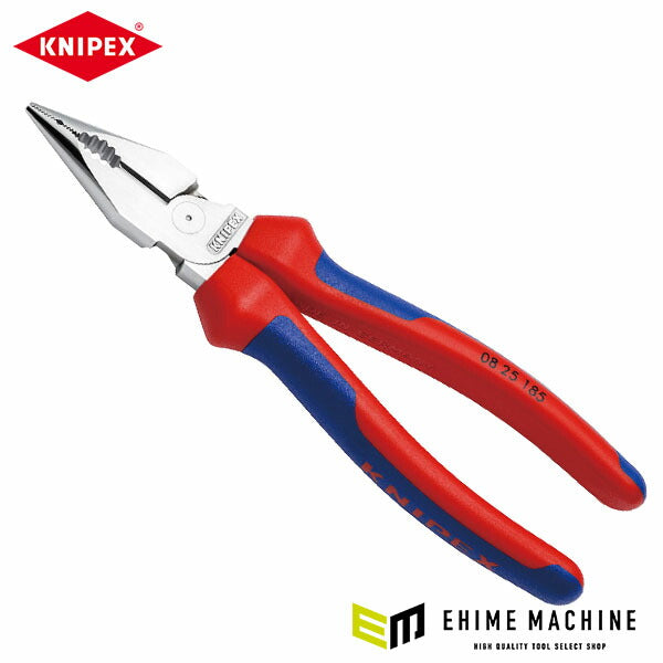 日本正規品 クニペックス ニードルノーズペンチ (0825-185SB)(4003773088851) KNIPEX