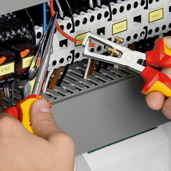 日本正規品 クニペックス 絶縁エンドワイヤーストリッパー 落防 (1106-160T)(4003773081418) 業務向け KNIPEX