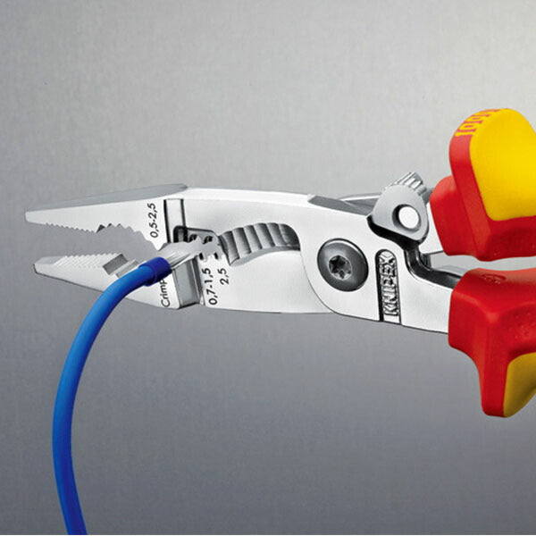 日本正規品 クニペックス 絶縁エレクトロプライヤー 落下防止 (1396-200T)(4003773081425) 業務向け KNIPEX