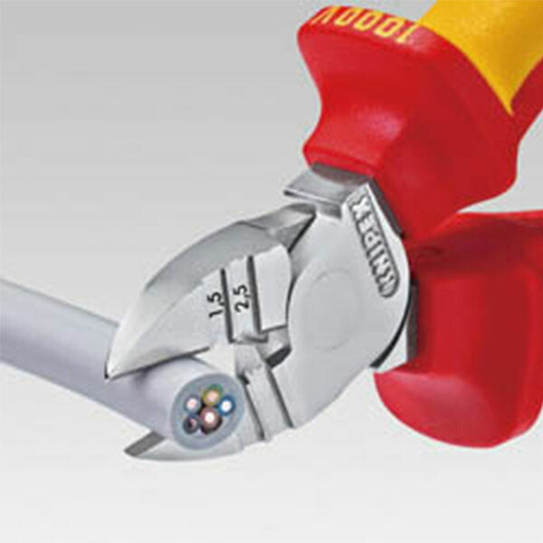 日本正規品 クニペックス 穴付絶縁ニッパー 1000V (1426-160SB)(4003773041177) KNIPEX