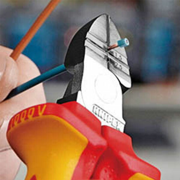 日本正規品 クニペックス 穴付絶縁ニッパー 1000V (1426-160SB)(4003773041177) KNIPEX