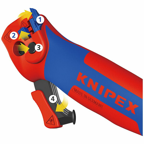 【11月の特価品】日本正規品 クニペックス ケーブルナイフ (SB) (1650-145SB)(4003773089902) KNIPEX