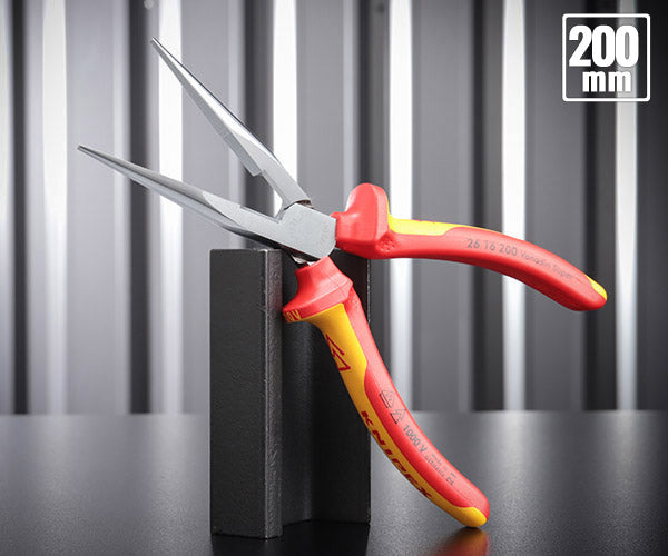 日本正規品 クニペックス 絶縁先長ラジオペンチ 1000V (SB) (2616-200SB)(4003773010906) KNIPEX