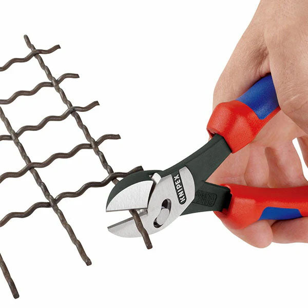 日本正規品 クニペックス ツインフォースニッパー (BK) (7372-180BK)(4003773074816) KNIPEX