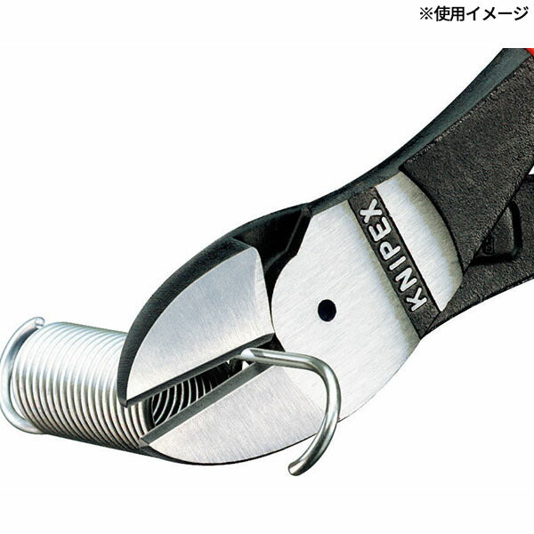 日本正規品 クニペックス 強力型斜ニッパー(硬線用) 落下防止 コンフォート (74 22 200 T)(4003773080107) KNIPEX