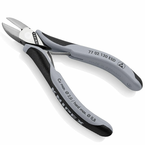 日本正規品 クニペックス ESD エレクトロニクスニッパー (7702-130ESD)(4003773089209) KNIPEX