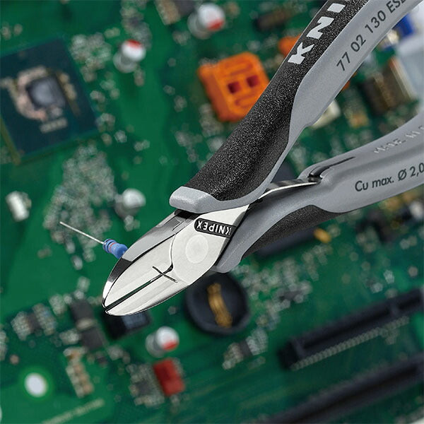 日本正規品 クニペックス ESD エレクトロニクスニッパー (7702-130ESD)(4003773089209) KNIPEX
