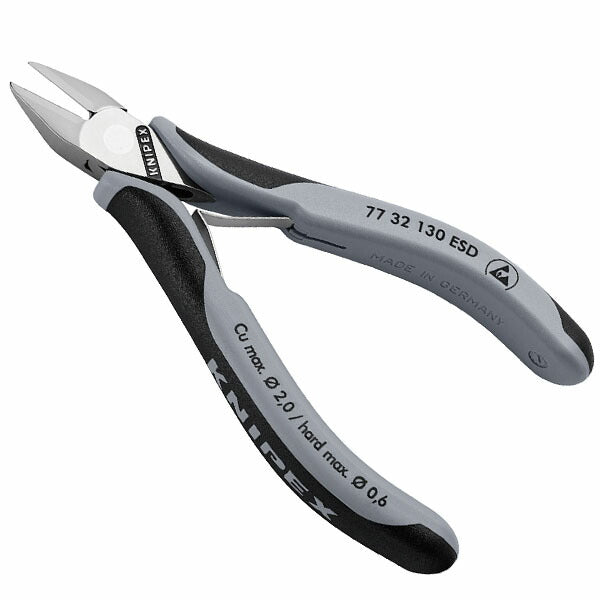 日本正規品 クニペックス ESD エレクトロニクスニッパー (7732-130ESD)(4003773089193) KNIPEX