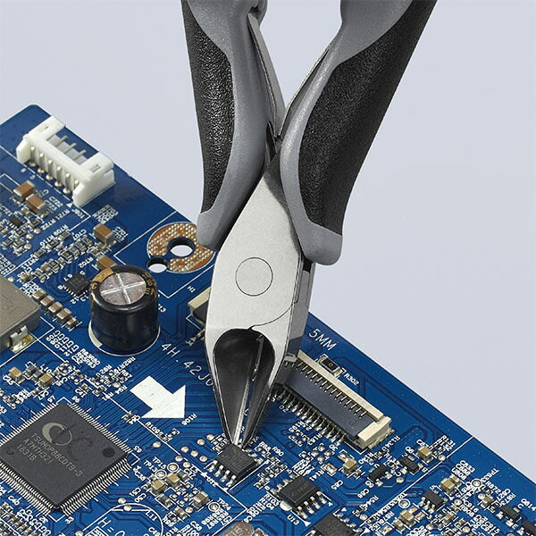 日本正規品 クニペックス エレクトロニクスニッパー (7742-130ESD)(4003773089216) KNIPEX