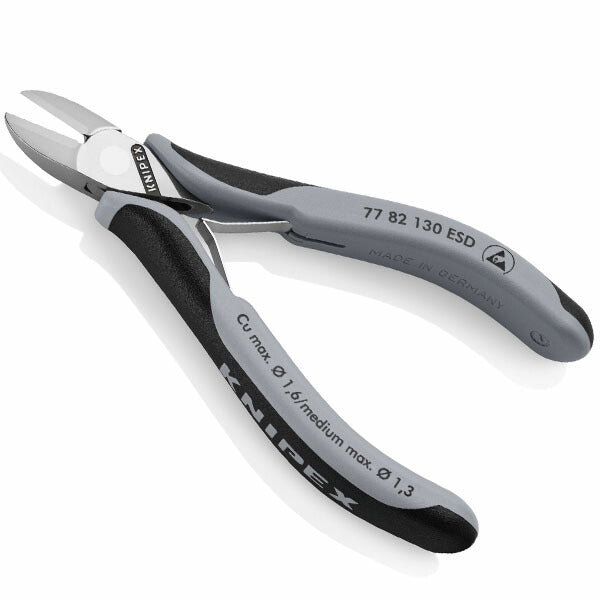 日本正規品 クニペックス エレクトロニクスニッパー (7782-130ESD)(4003773089179) KNIPEX