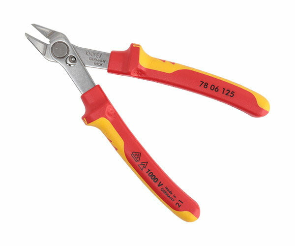 日本正規品 クニペックス 絶縁スーパーニッパー (7806-125SB)(4003773084716) KNIPEX